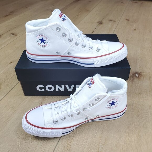 Converse Chuck Taylor All Star Mid Top Madison Sneakers White Womens Size Multi - Picture 1 of 16